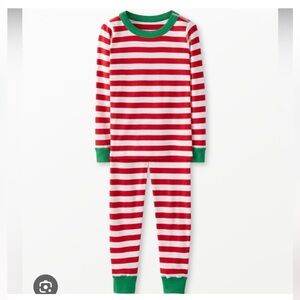 NWT new Hanna Andersson Red and White Striped Pajama set size 14 160